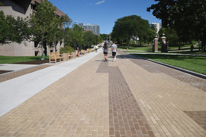 The University Place promenade in total cost $6 million, according to SU Chancellor Kent Syverud.