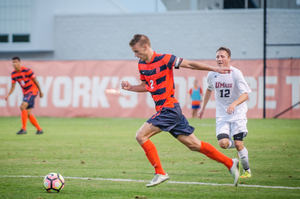 Syracuse senior midfielder Oyvind Alseth has emerged as one of Syracuse's key leaders. A native of Norway and team captain, he's started in all but one game over the last four seasons. 