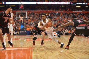 Syracuse's fifth-year point guard John Gillon had a program-record free-throw streak (48 straight) this season. Fouls and the charity stripe is one area the NCAA has addressed as part of its rule changes. 