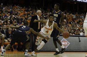 John Gillon and the Orange will look to advance to the NIT's Elite Eight with a win on Saturday against Ole Miss. 