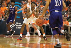Tyus Battle and the Orange will play the Kansas Jayhawks at American Airlines Arena and host three games in the Carrier Dome as part of the invitational. 